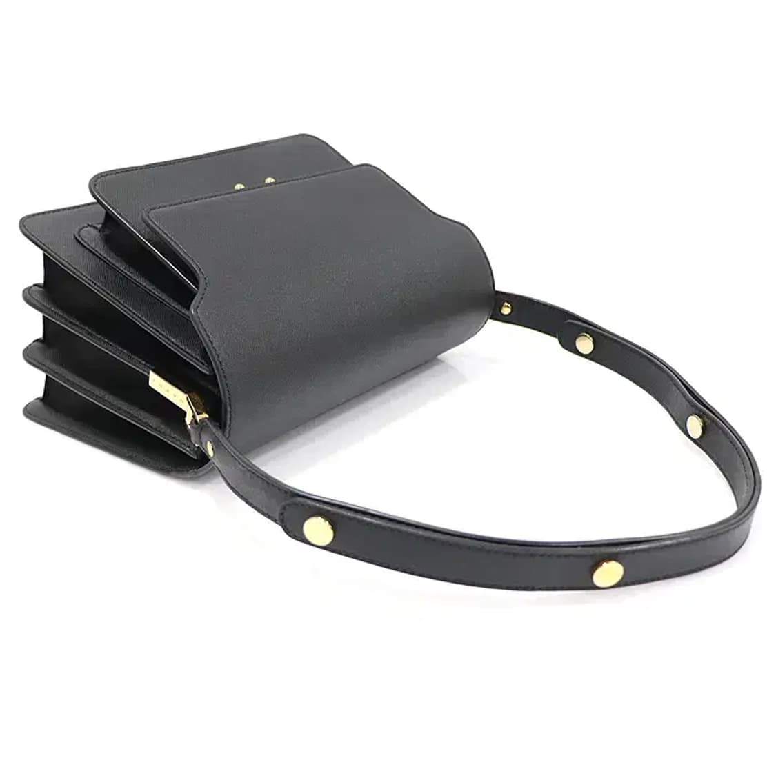 마르니 SBMPN09NO1 블랙 트렁크 미듐 숄더백 EP15860ETC 상품이미지4