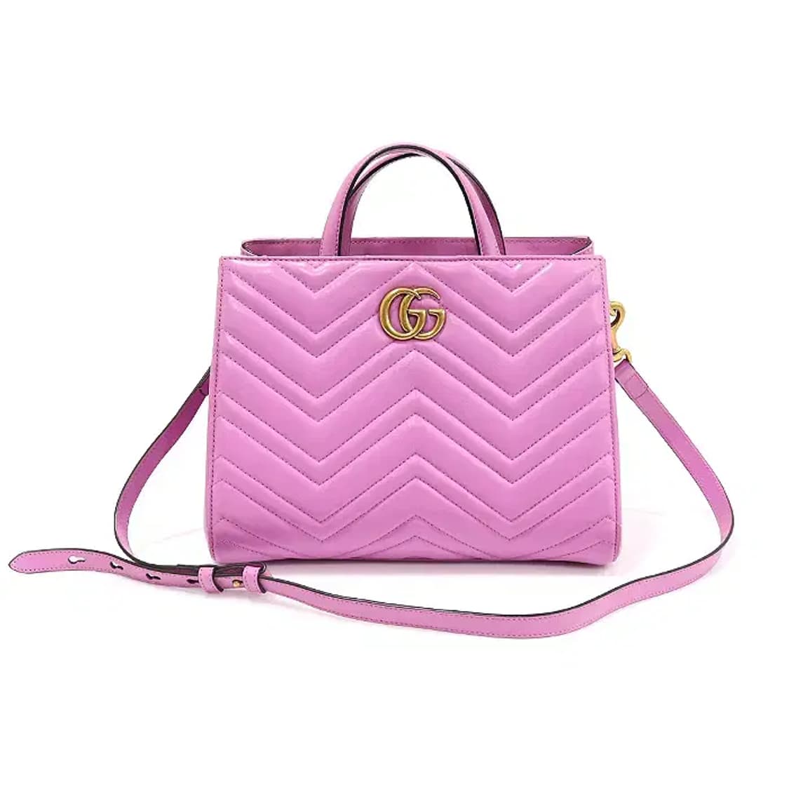 구찌 448054 핑크 GG 마몬트 스몰 탑핸들 EP88254GU 상품이미지1