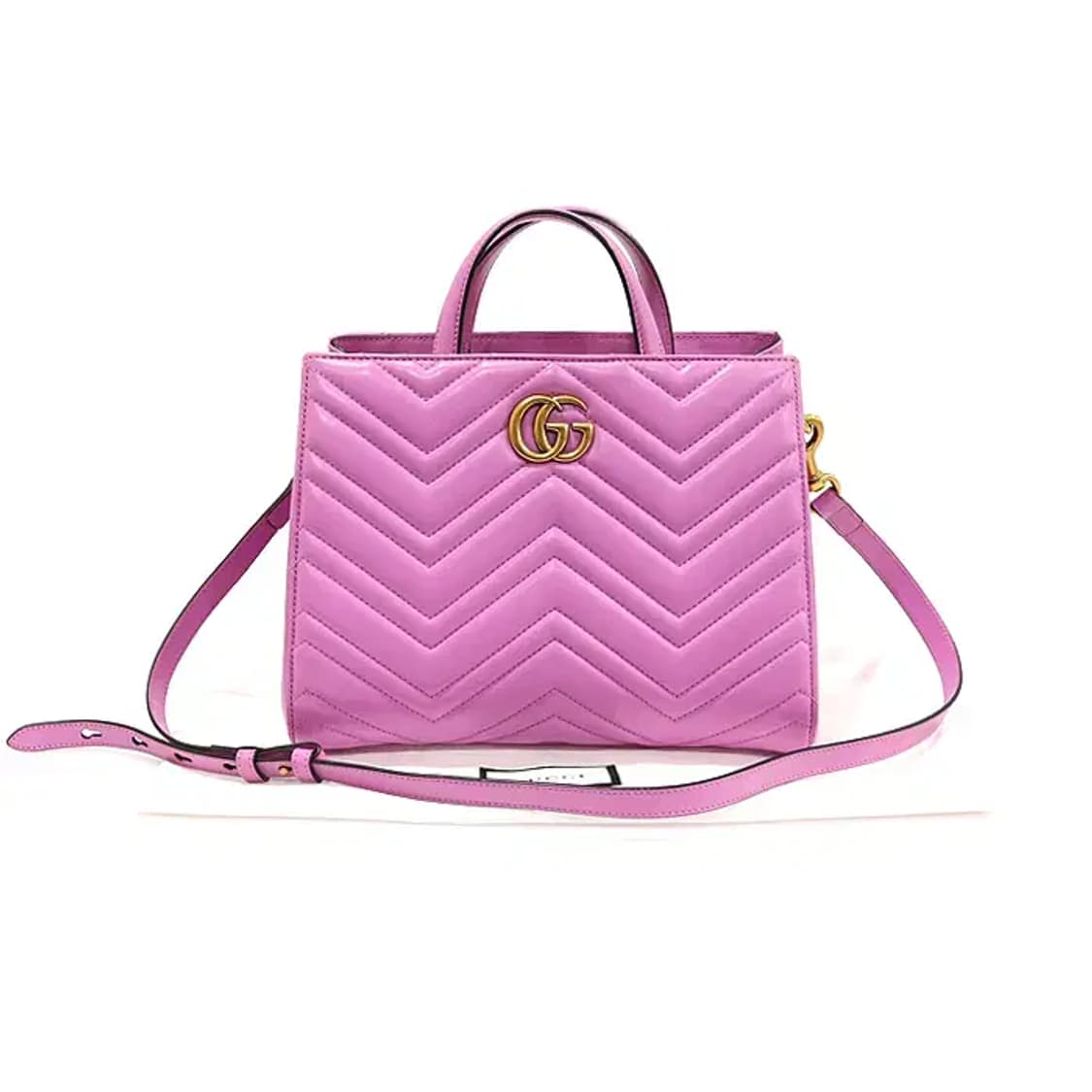 구찌 448054 핑크 GG 마몬트 스몰 탑핸들 EP88254GU 상품이미지2