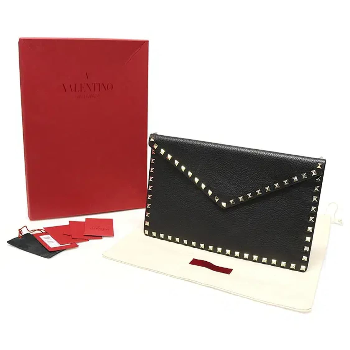 발렌티노 PW2P0P56VSH 블랙 엔벨로프 클러치 GG59828VT/S 상품이미지2