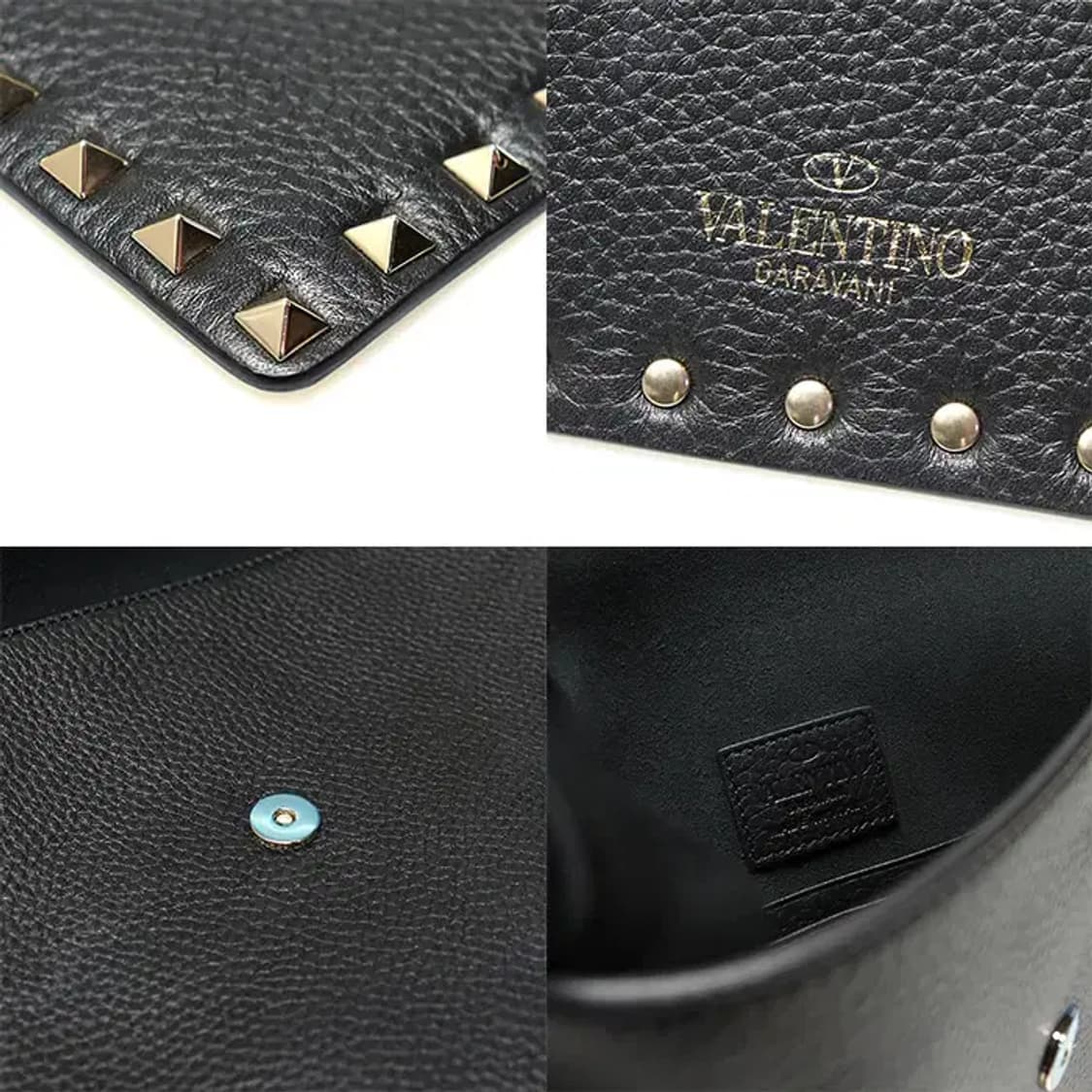 발렌티노 PW2P0P56VSH 블랙 엔벨로프 클러치 GG59828VT/S 상품이미지7