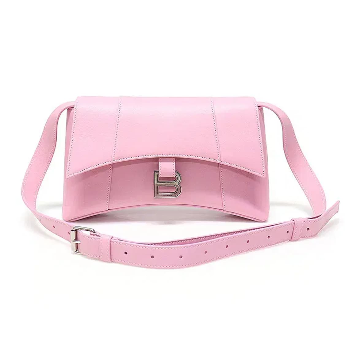 발렌시아가 671355 캔디핑크 아워글래스 스몰 숄더백 GG80101BC 상품이미지1