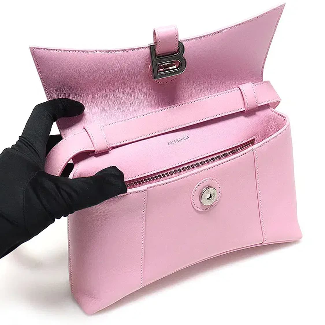 발렌시아가 671355 캔디핑크 아워글래스 스몰 숄더백 GG80101BC 상품이미지6