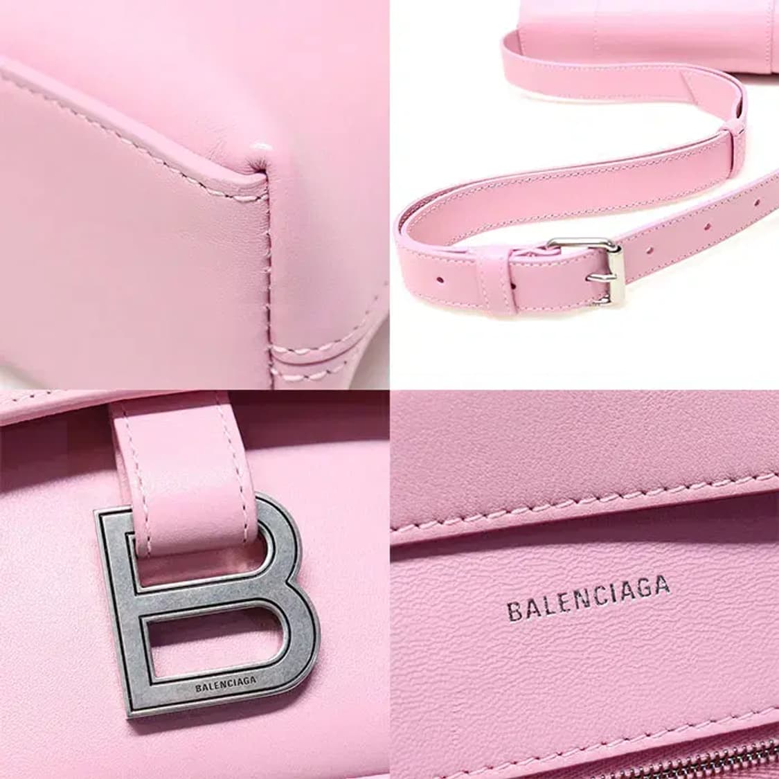 발렌시아가 671355 캔디핑크 아워글래스 스몰 숄더백 GG80101BC 상품이미지7