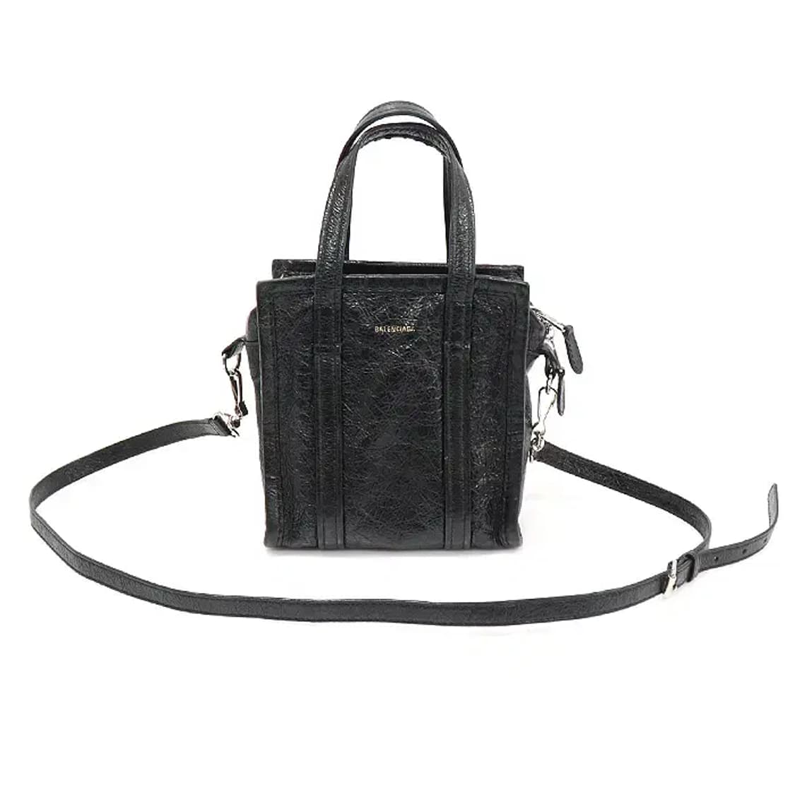 발렌시아가 513988 블랙 램스킨 바자르 쇼퍼 XXS EP49682BC 상품이미지1