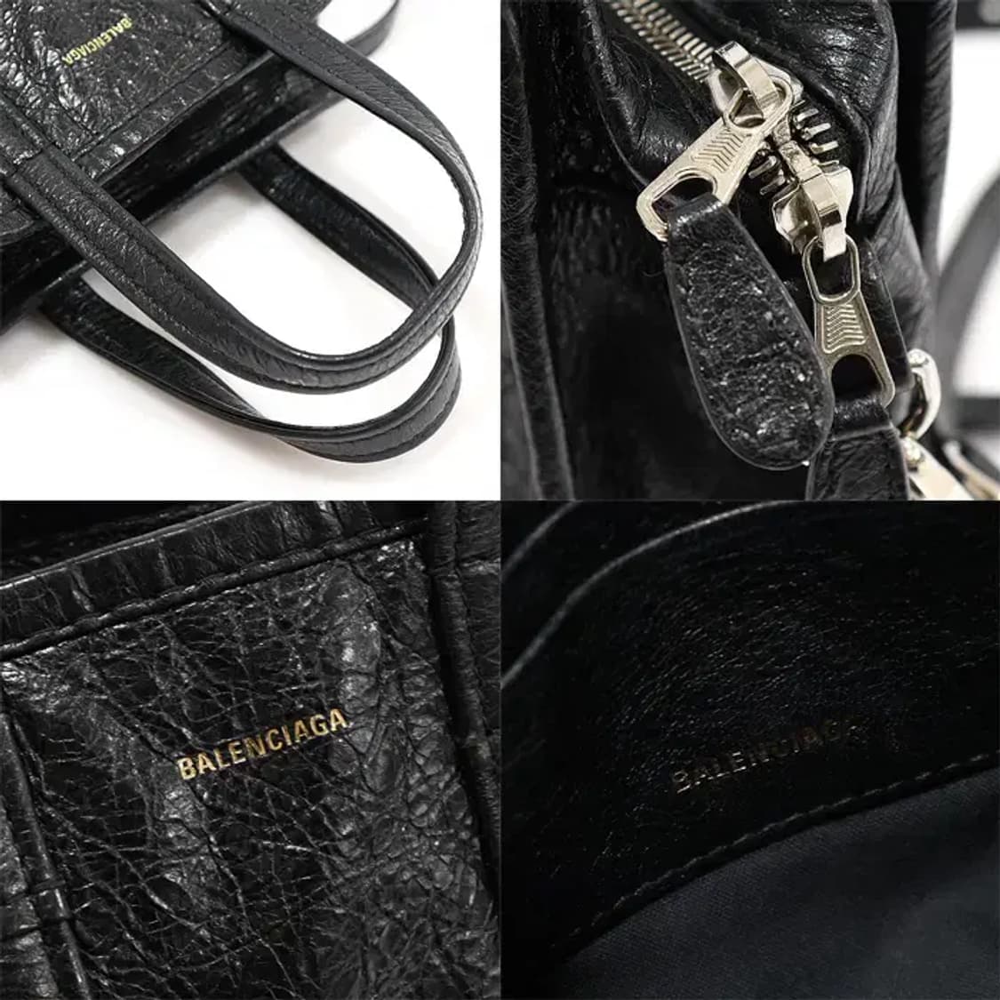 발렌시아가 513988 블랙 램스킨 바자르 쇼퍼 XXS EP49682BC 상품이미지7