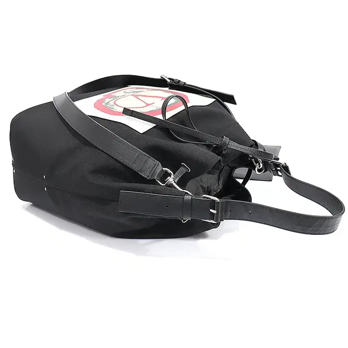 발렌티노 SY0B0868QQV 블랙 스컬 패치 버킷 CO18289VT 상품이미지3