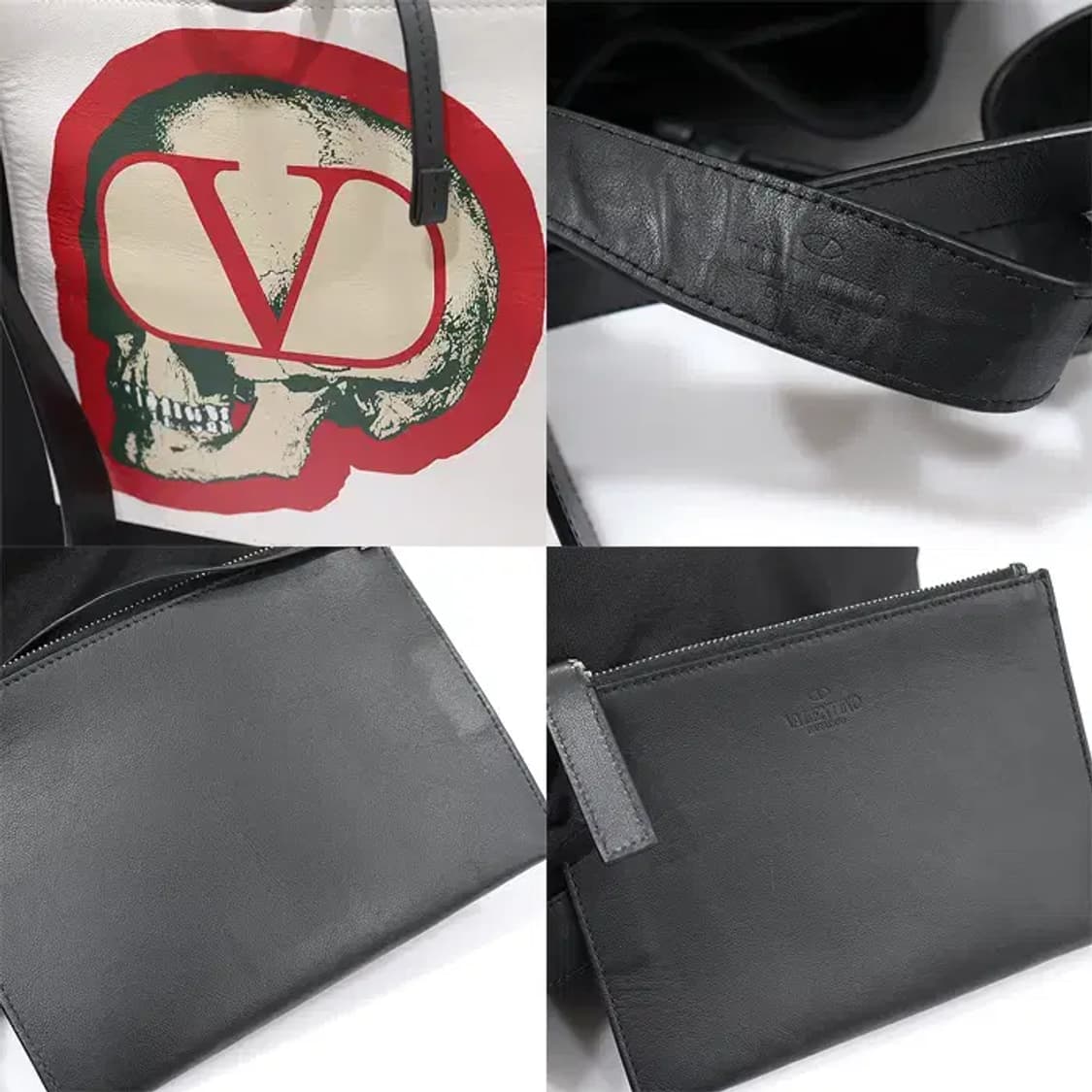 발렌티노 SY0B0868QQV 블랙 스컬 패치 버킷 CO18289VT 상품이미지7