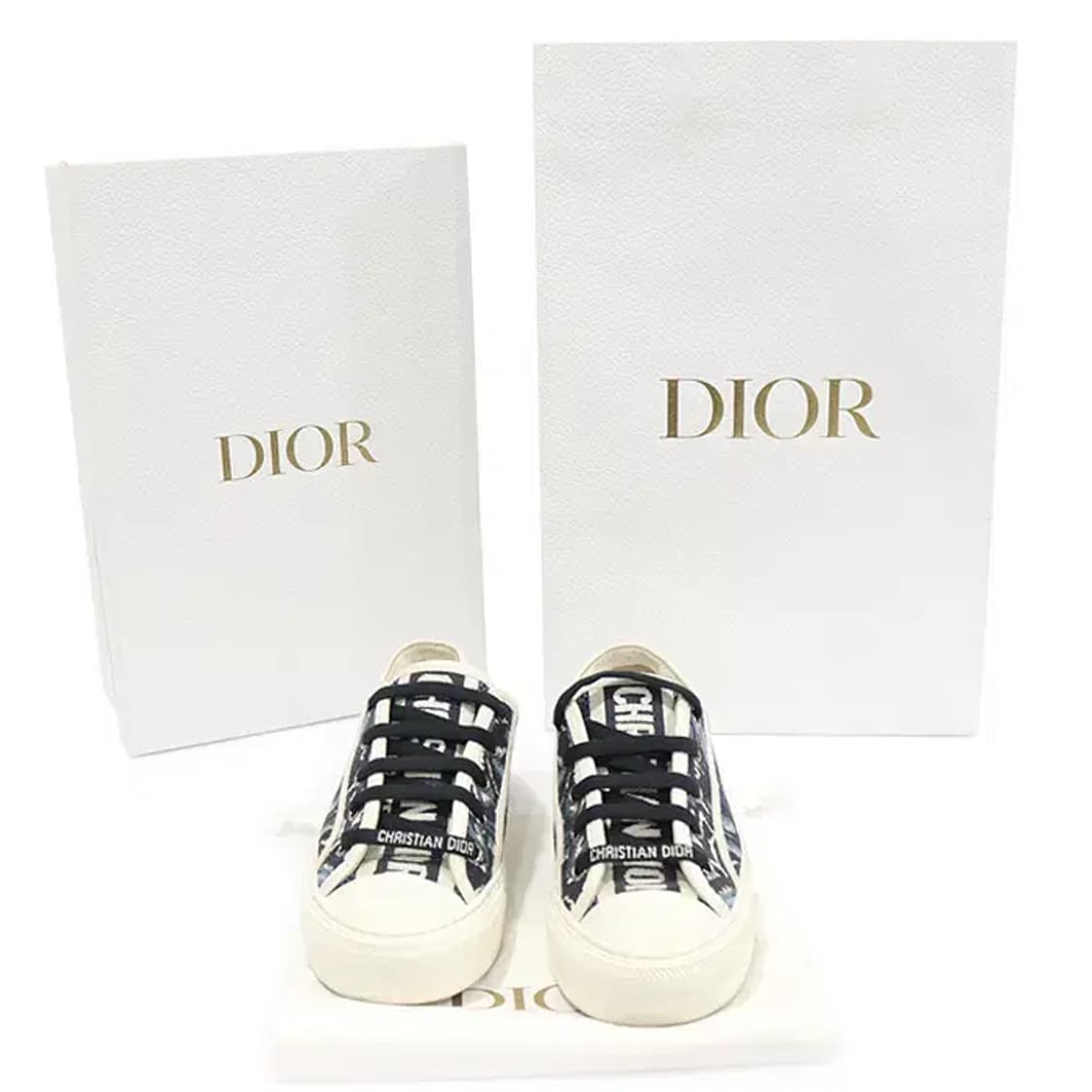 디올 KCK211TIE 코튼 워크앤디올 여성 스니커즈 32610CDC 상품이미지2