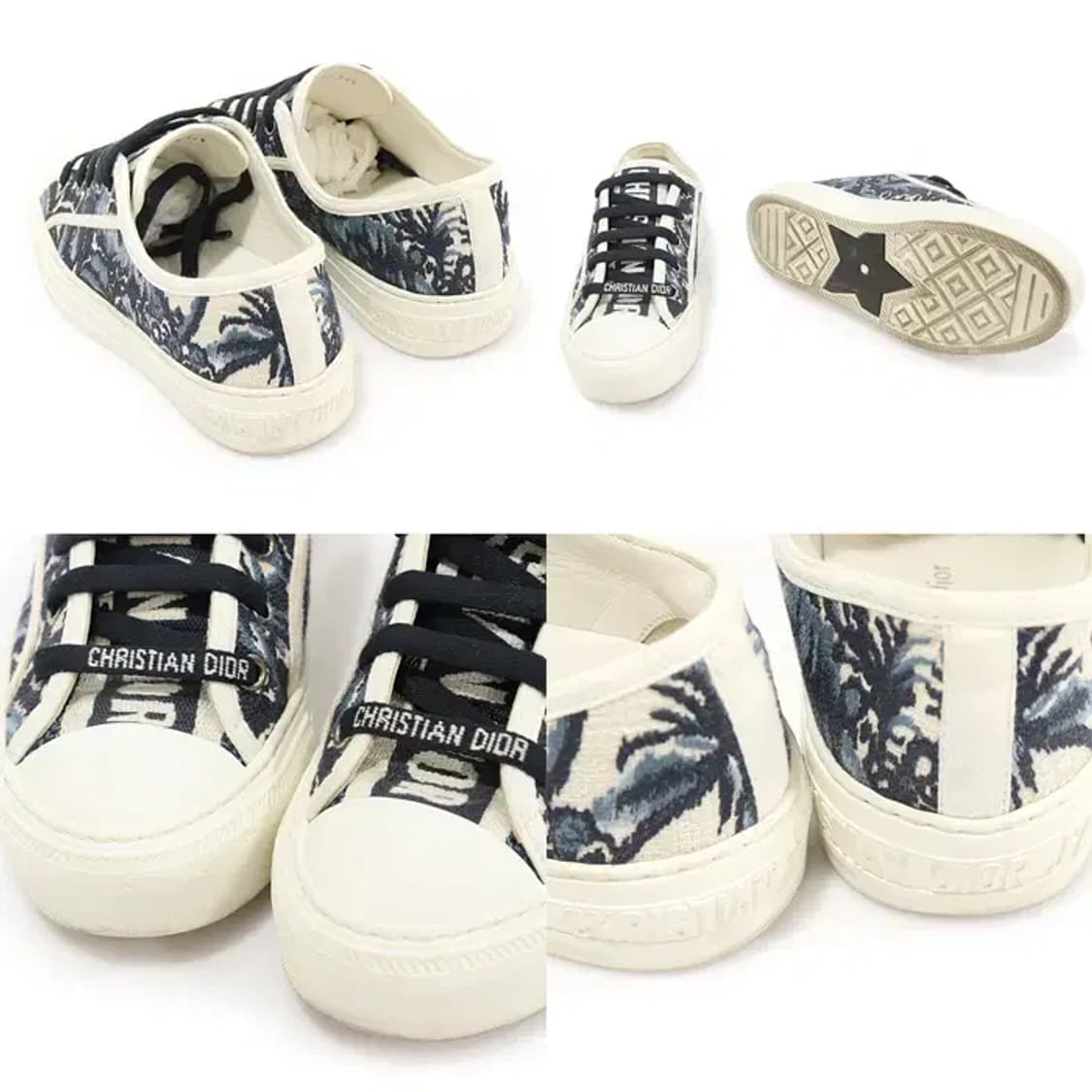 디올 KCK211TIE 코튼 워크앤디올 여성 스니커즈 32610CDC 상품이미지5