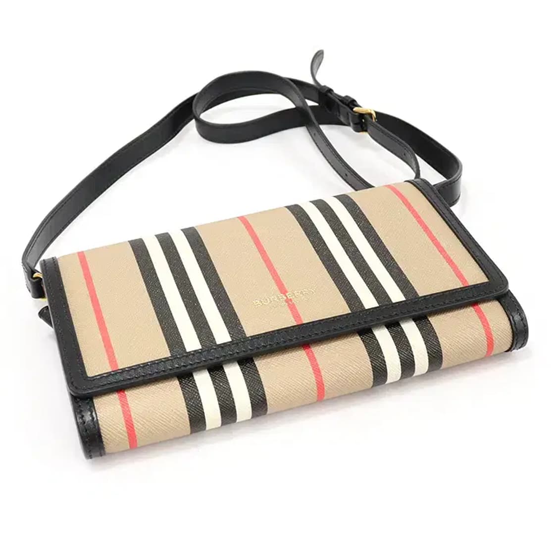 버버리 80260041 캔버스 스트랩 월릿 크로스백 CO90775BU 상품이미지5