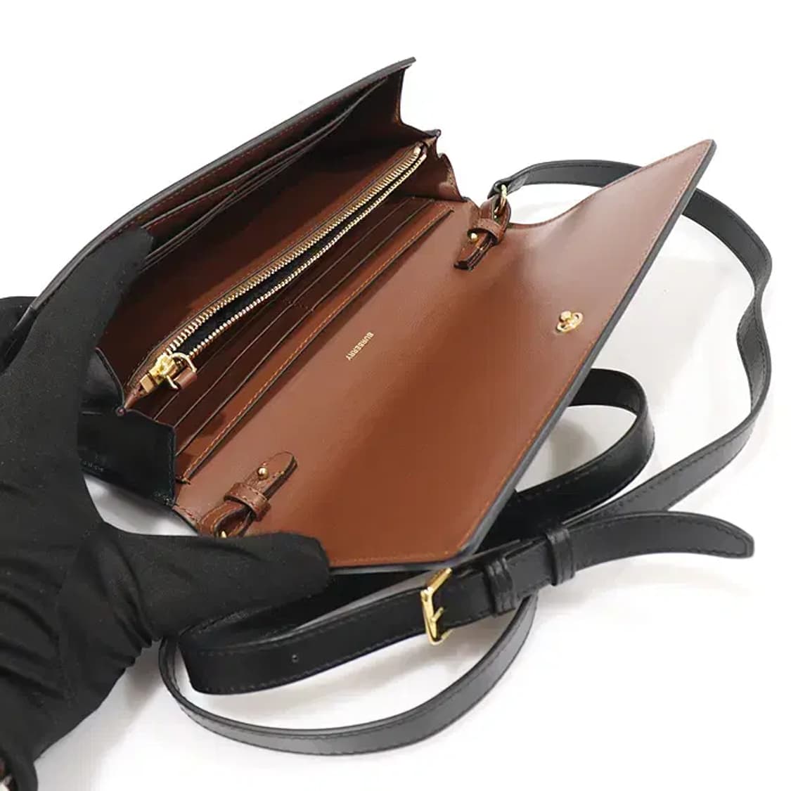 버버리 80260041 캔버스 스트랩 월릿 크로스백 CO90775BU 상품이미지6