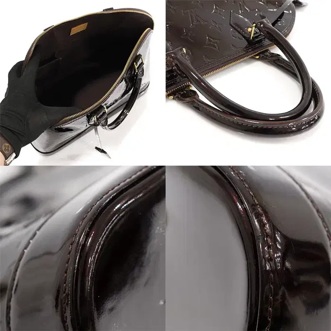 루이비통 M93595 모노그램 베르니 알마 MM 토트백 CO70440LV 상품이미지6