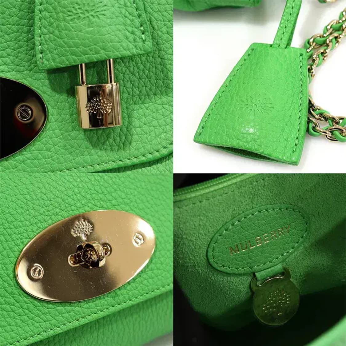 멀버리 HH2139 그린 그레인 레더 릴리 스몰 숄더백 26079MBC 상품이미지7