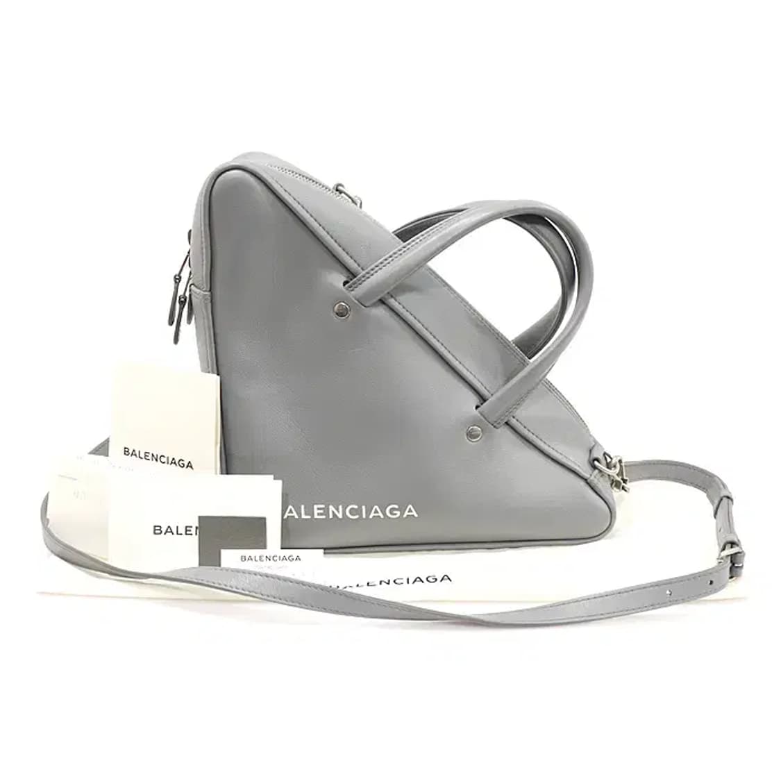 발렌시아가 476975 그레이 트라이앵글 더플 스몰 33676BCC 상품이미지2