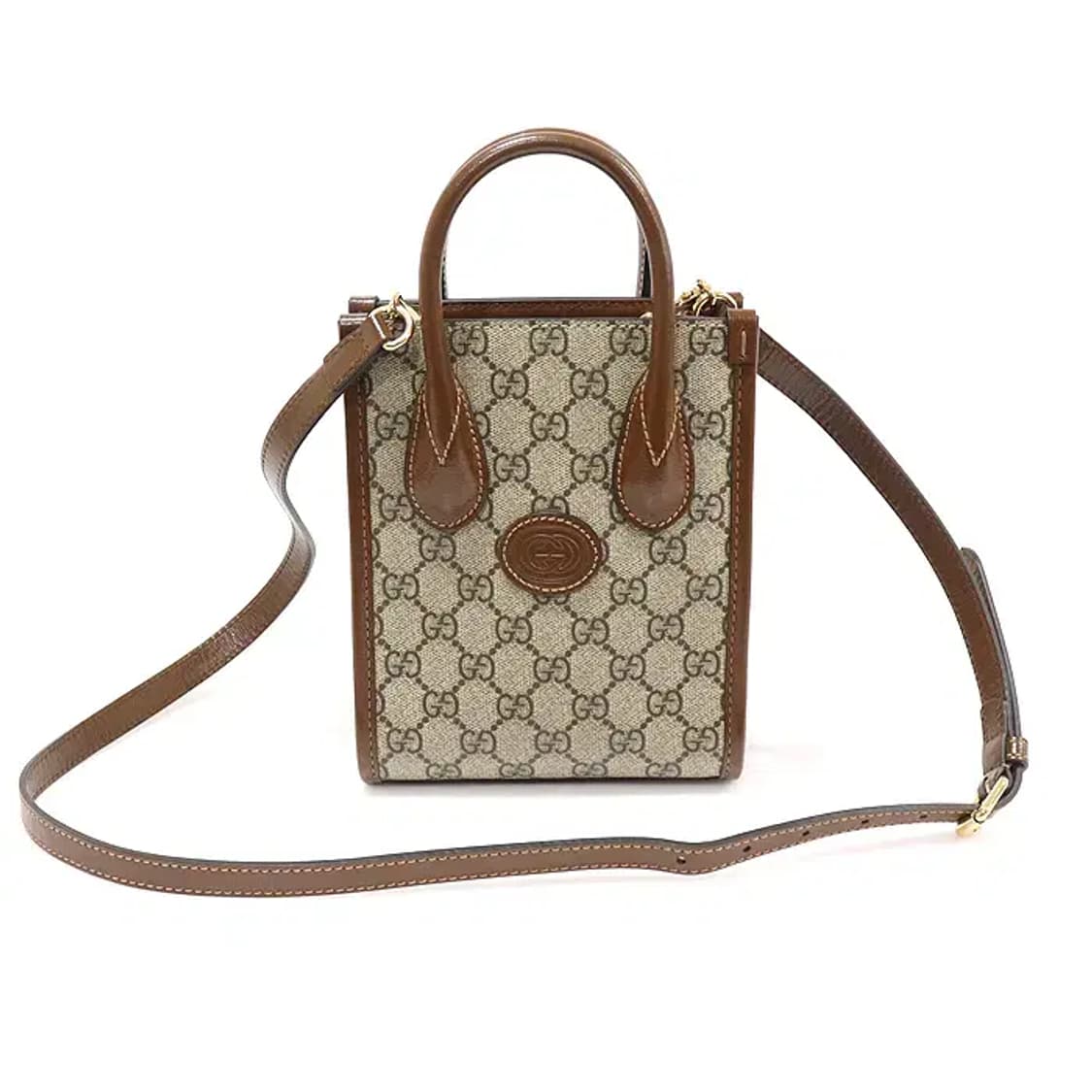 구찌 671623 GG 수프림 인터로킹 G 미니 토트 EP87101GU 상품이미지1