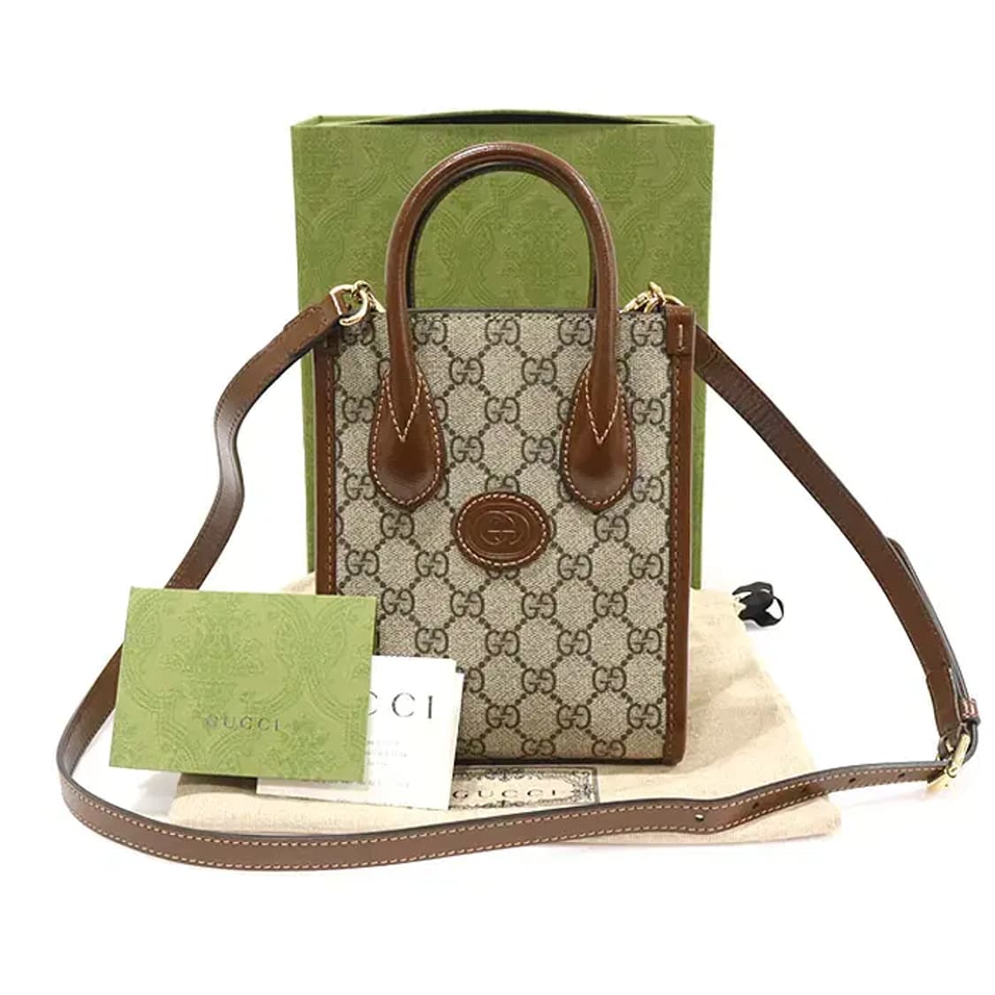 구찌 671623 GG 수프림 인터로킹 G 미니 토트 EP87101GU 상품이미지2