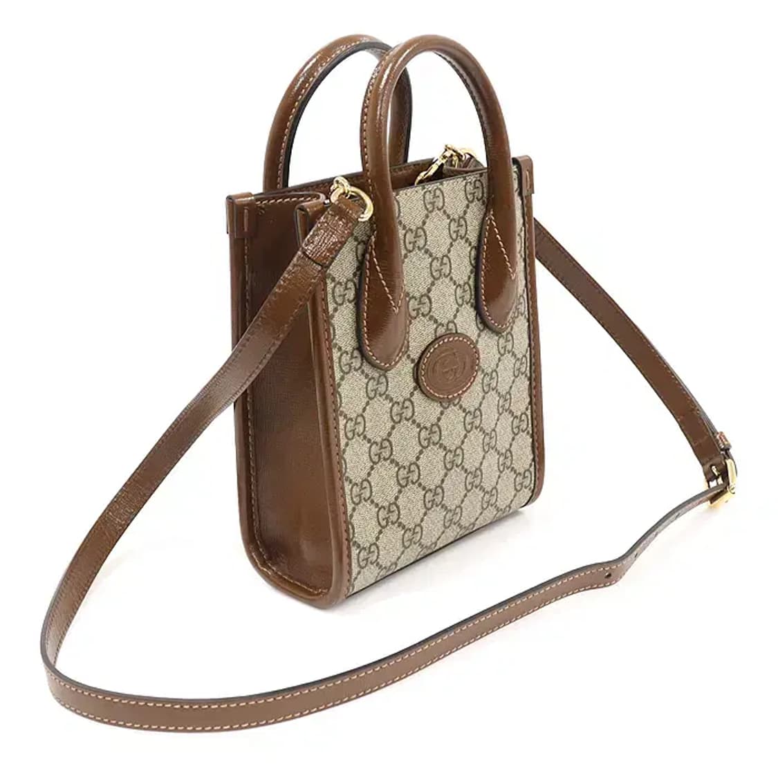 구찌 671623 GG 수프림 인터로킹 G 미니 토트 EP87101GU 상품이미지3