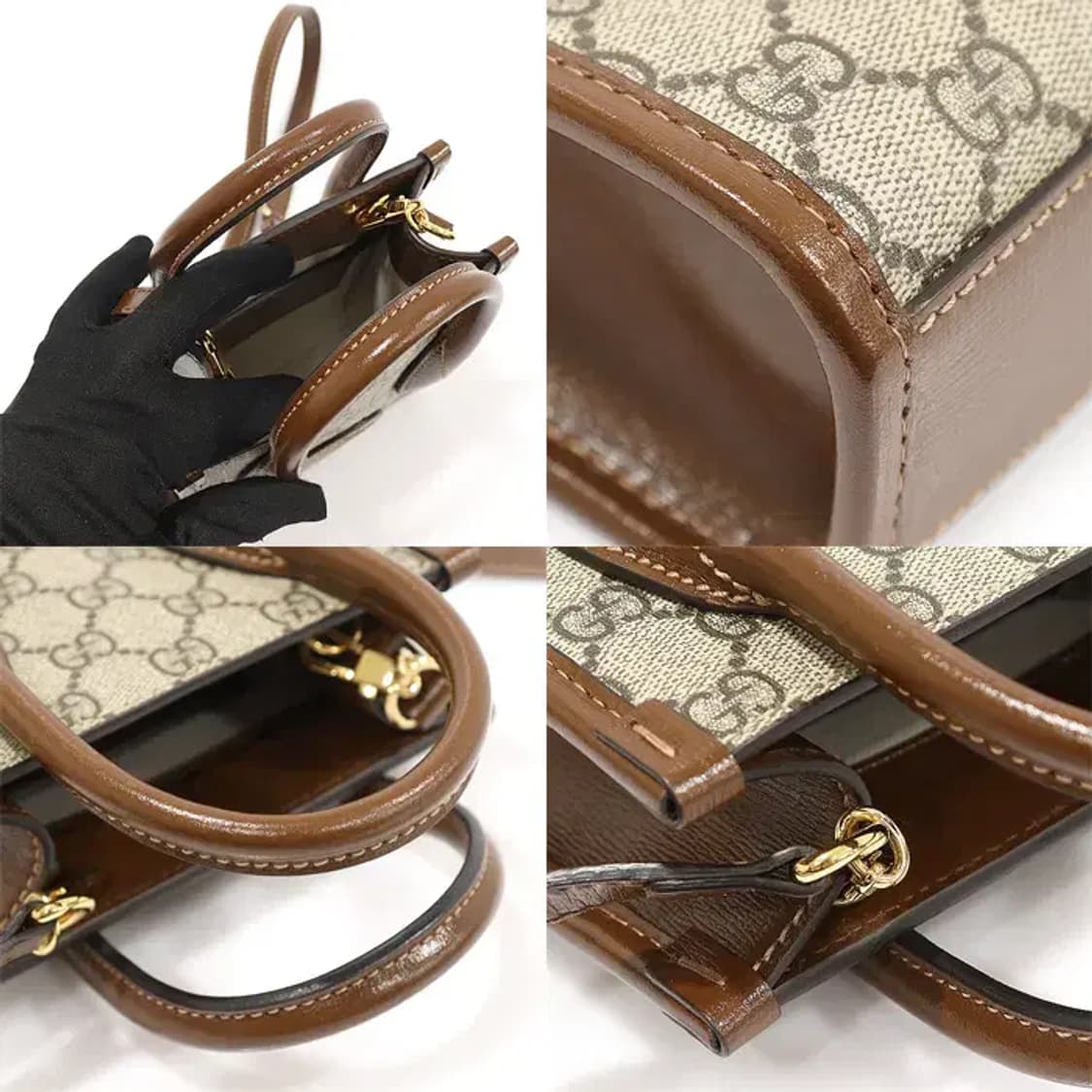 구찌 671623 GG 수프림 인터로킹 G 미니 토트 EP87101GU 상품이미지6