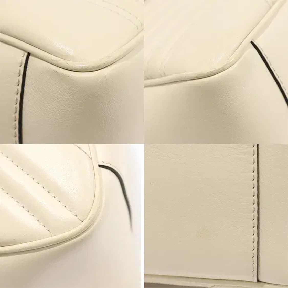 구찌 498110 GG 금장 체인 마몽 탑핸들 스몰 EP74761GU 상품이미지5