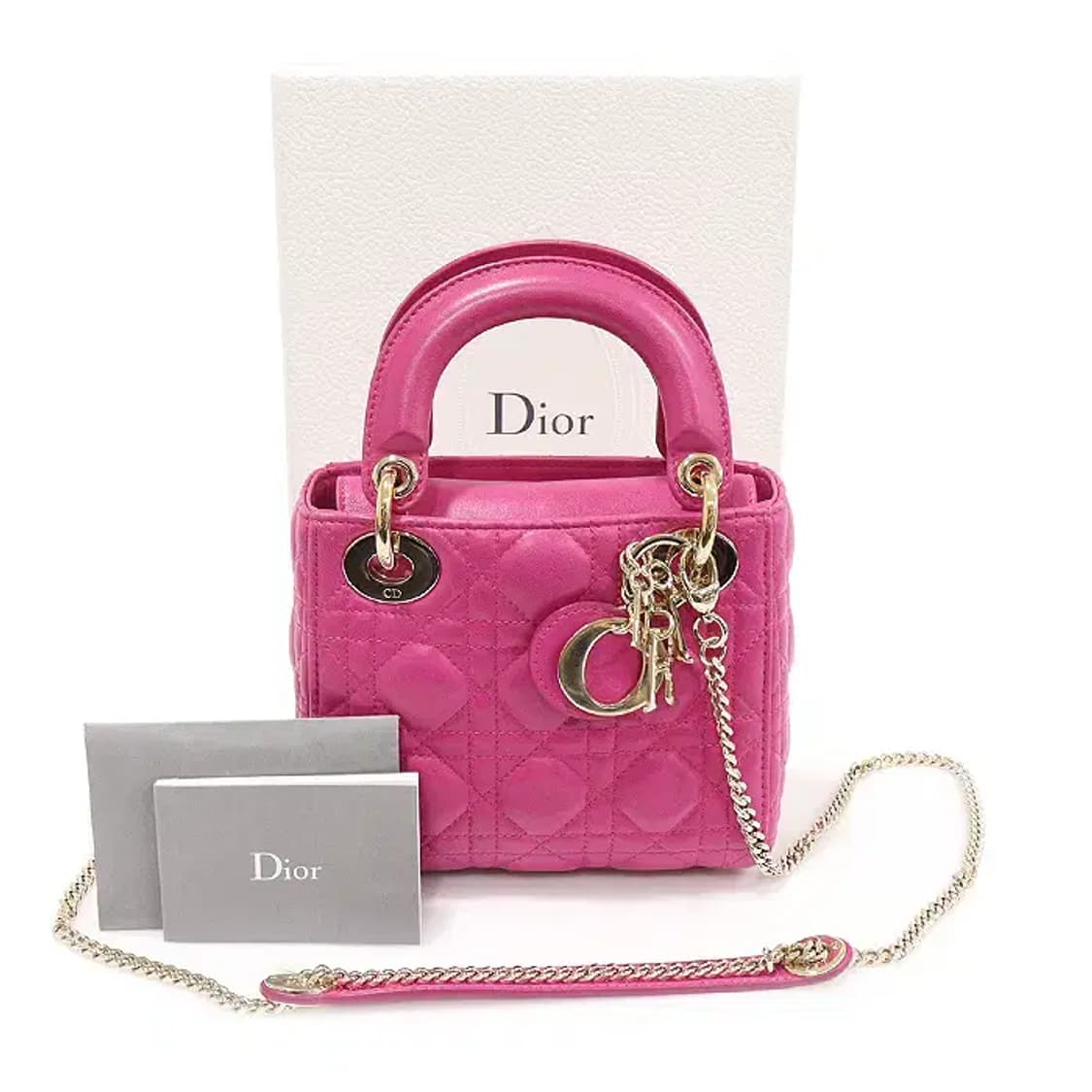 디올 M0505OCAL 핑크 까나쥬 레이디 디올 미니 CO81983CD 상품이미지2