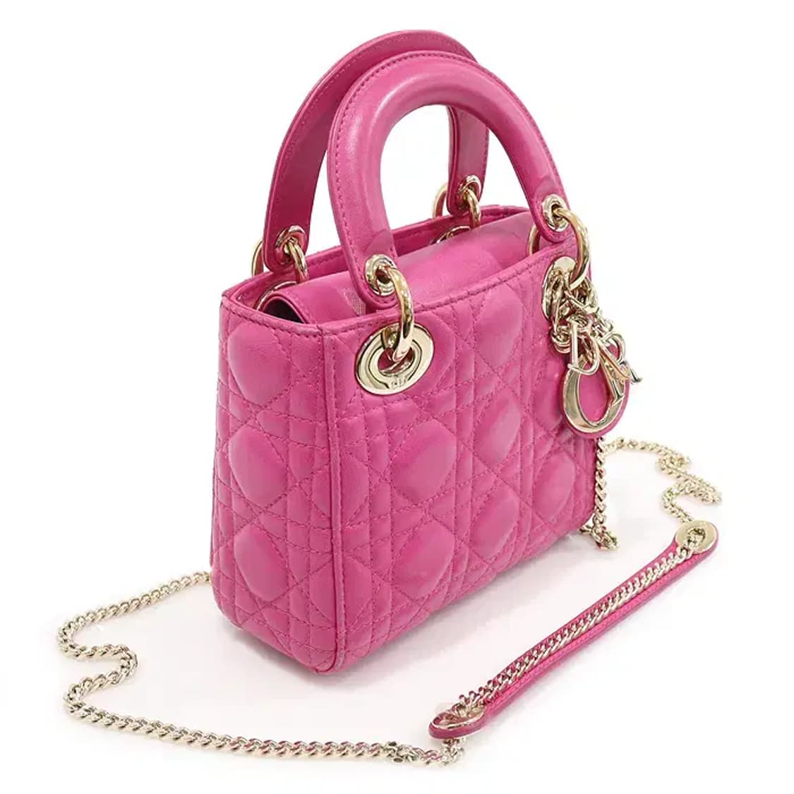 디올 M0505OCAL 핑크 까나쥬 레이디 디올 미니 CO81983CD 상품이미지3