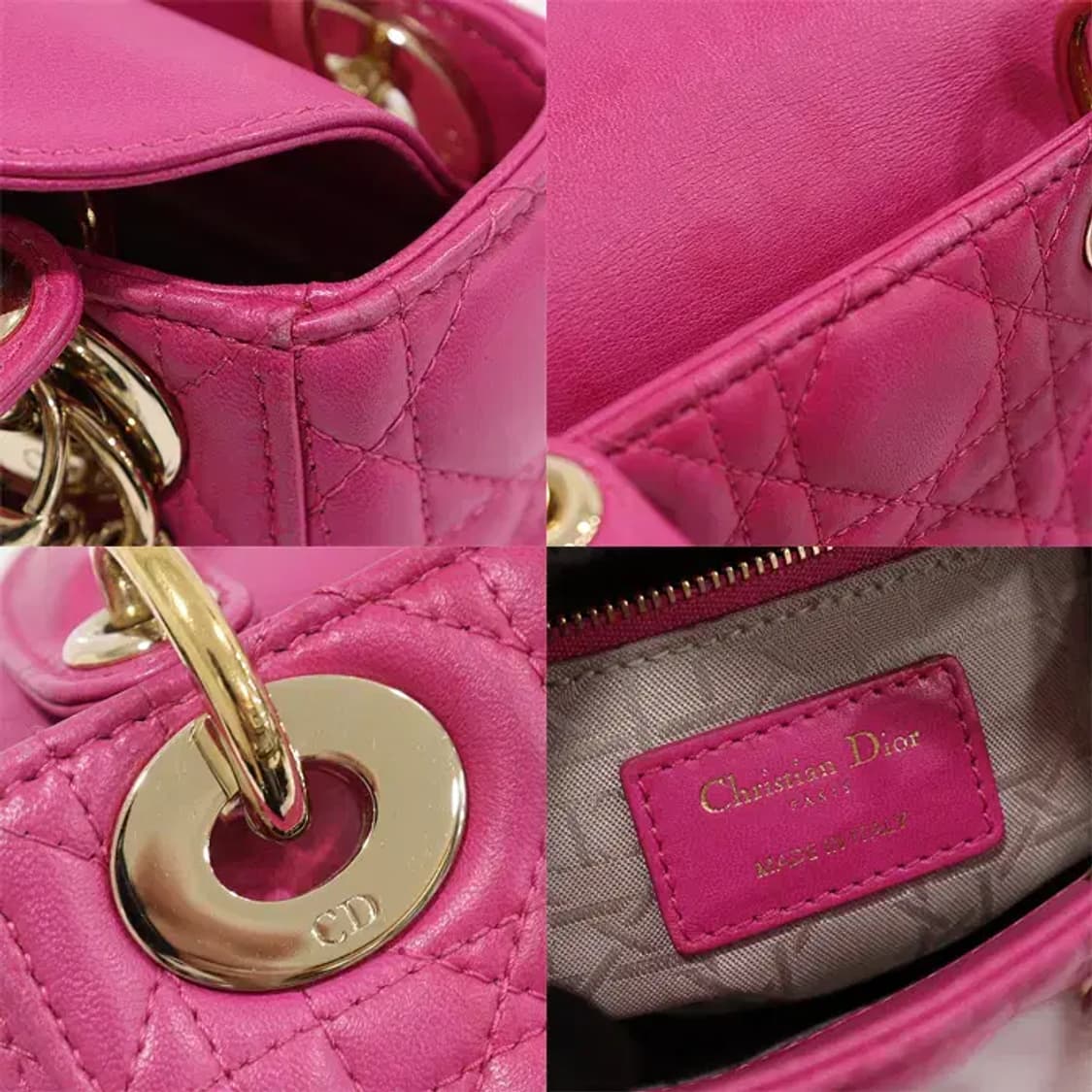 디올 M0505OCAL 핑크 까나쥬 레이디 디올 미니 CO81983CD 상품이미지7
