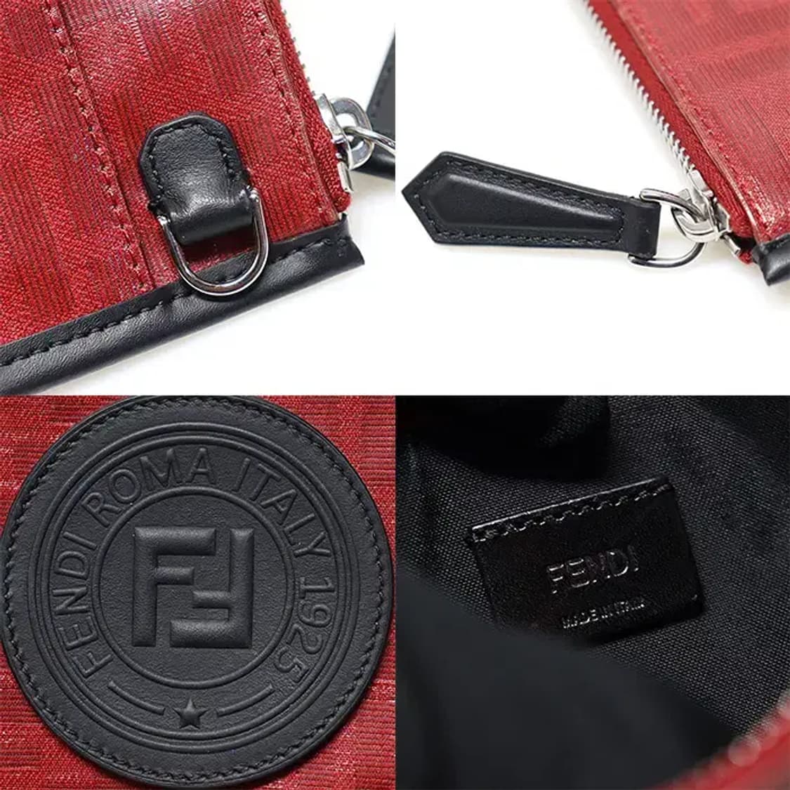 펜디 7N0089 FF로고 쥬카 코팅 캔버스 스몰 파우치 91290FD 상품이미지7