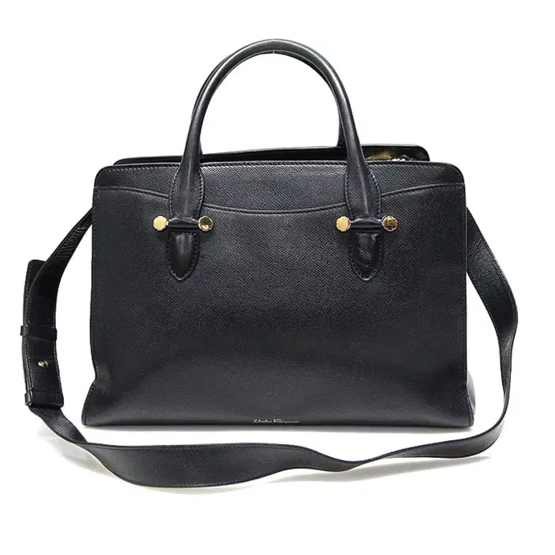 페라가모 21 G876 블랙 페블 카프스킨 투데이 미디움 38689FE 상품이미지1