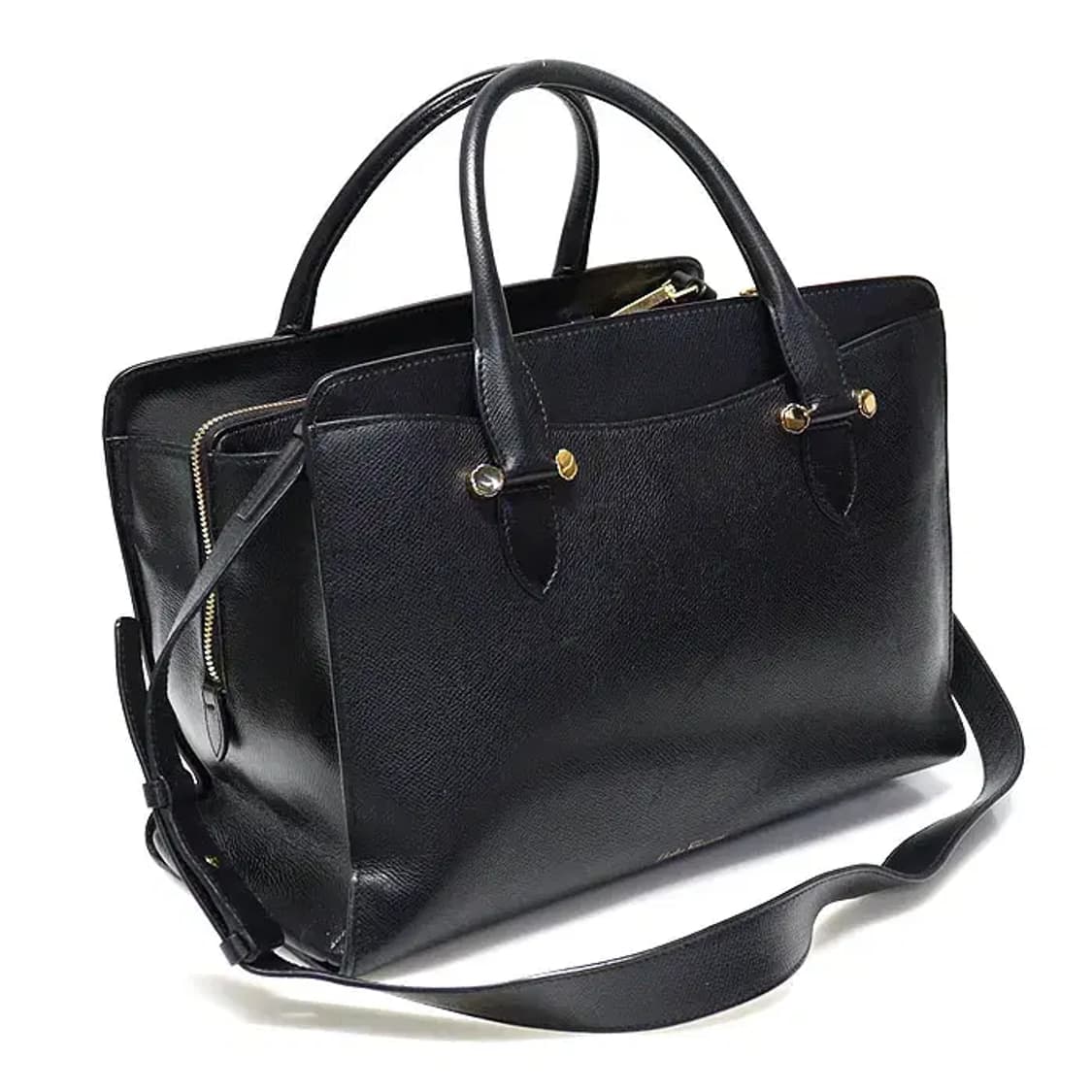 페라가모 21 G876 블랙 페블 카프스킨 투데이 미디움 38689FE 상품이미지3