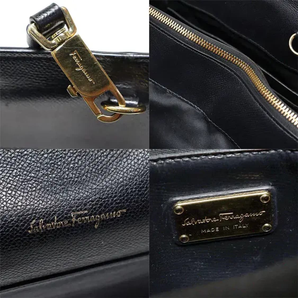 페라가모 21 G876 블랙 페블 카프스킨 투데이 미디움 38689FE 상품이미지7