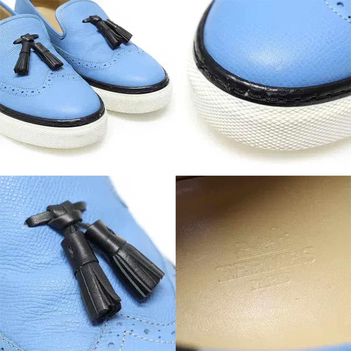 에르메스 투톤 앱송 머스트 테슬 여성 슬립온 스니커즈 76438HE 상품이미지7