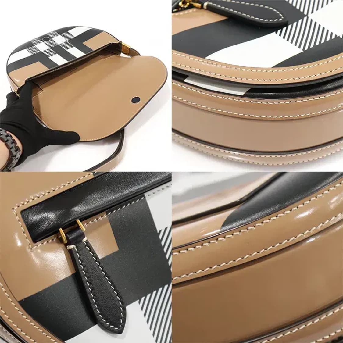 버버리 80419511 카멜 올림피아 스몰 호보 숄더백 EP27138BU 상품이미지6