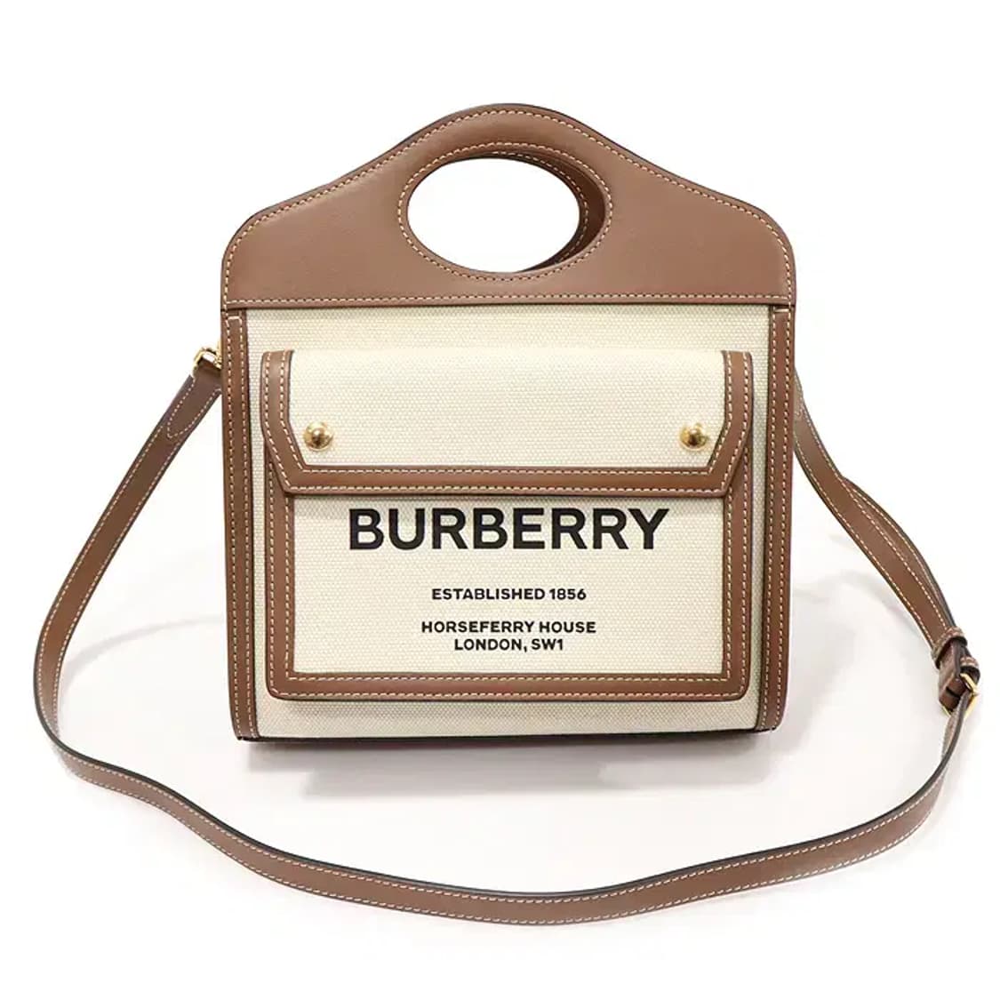 버버리 80393611 미니 포켓 토트 2WAY EP83324BU 상품이미지1