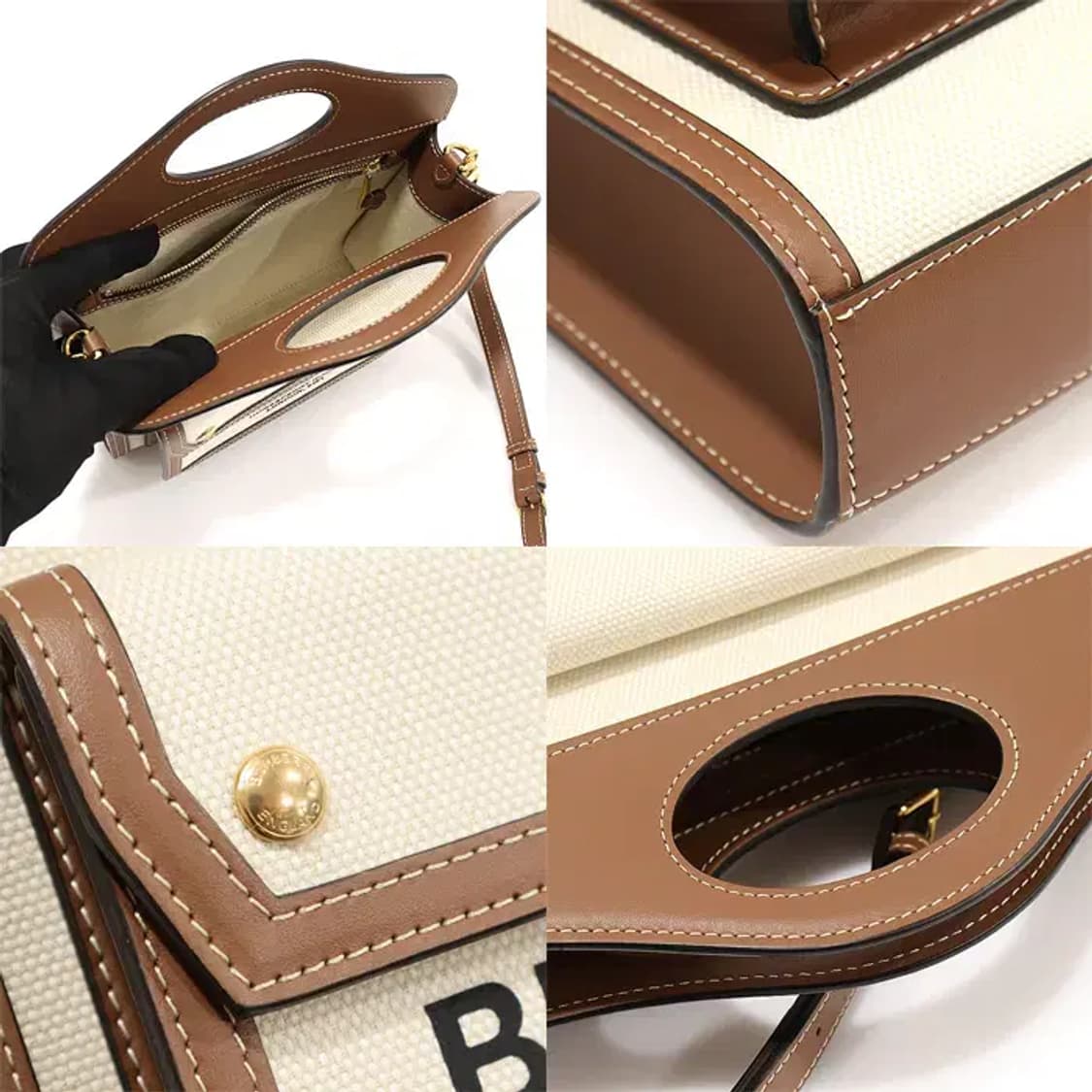 버버리 80393611 미니 포켓 토트 2WAY EP83324BU 상품이미지6