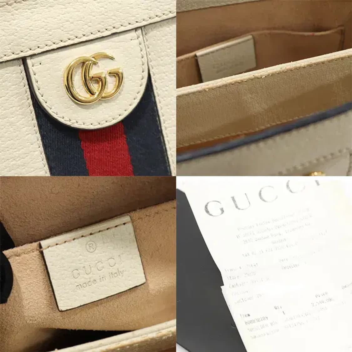 구찌 503877 화이트 WEB 오피디아 스몰 숄더백 EP76873GU 상품이미지7