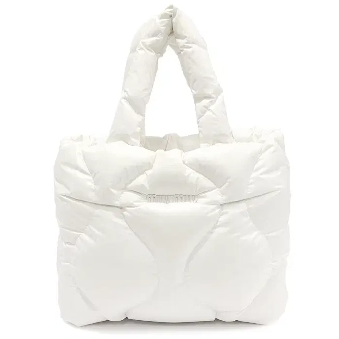 미우미우 5BG240 퀄팅 패딩 토트백 CO87294MIU 상품이미지1