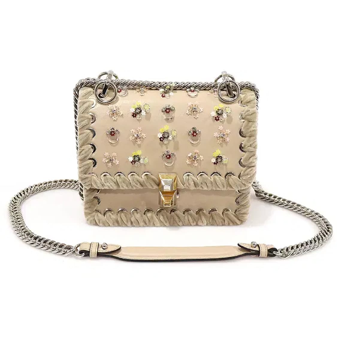 펜디  8M0381 베이지  윕스티치  스몰 숄더백 CO36284FD 상품이미지1