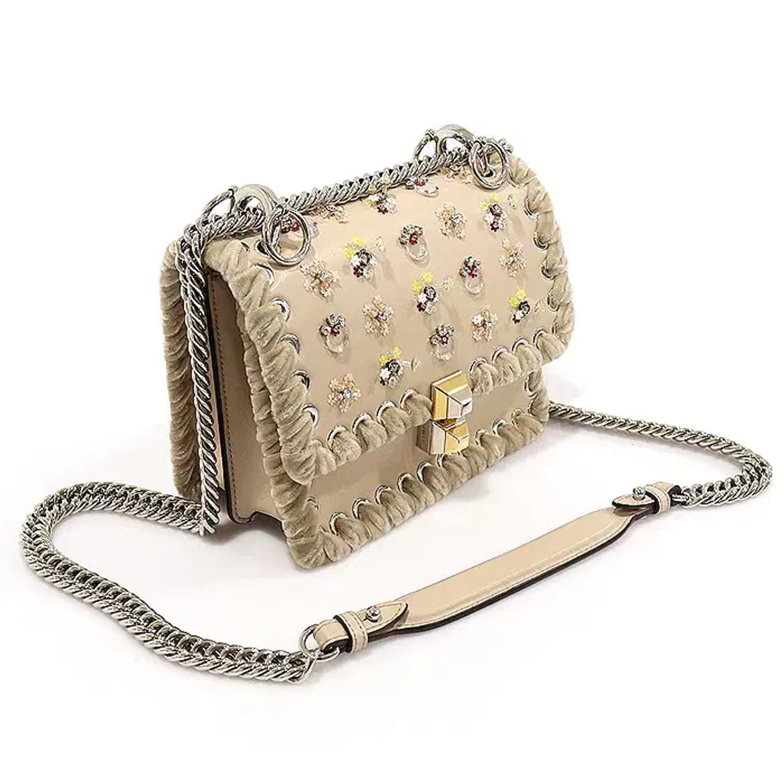 펜디  8M0381 베이지  윕스티치  스몰 숄더백 CO36284FD 상품이미지3