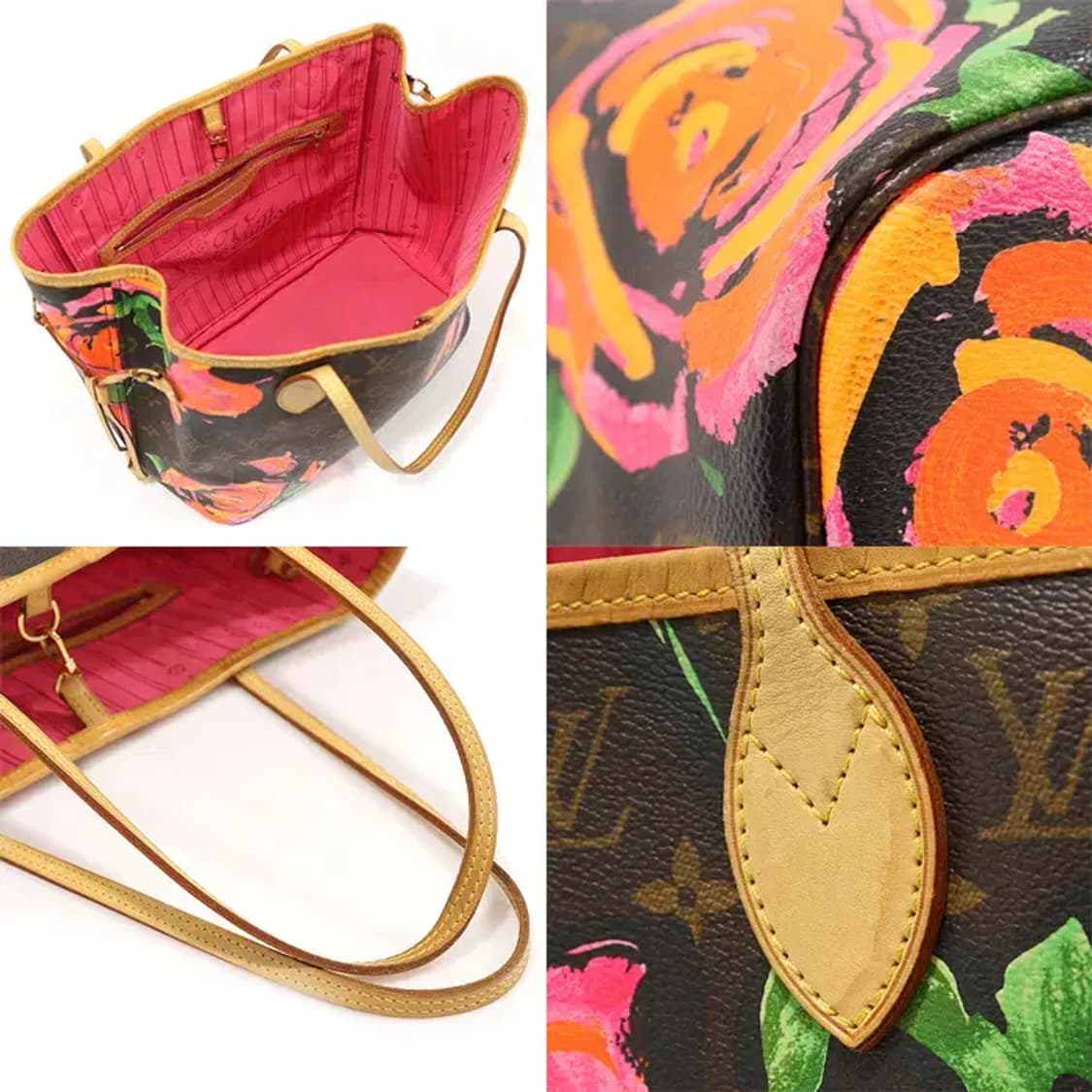 루이비통 M48613 리미티드 로즈 네버풀 MM 숄더백 CO98206LV 상품이미지5