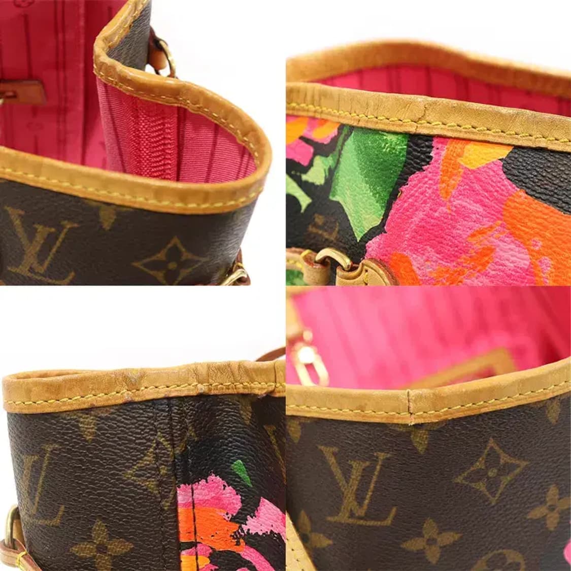 루이비통 M48613 리미티드 로즈 네버풀 MM 숄더백 CO98206LV 상품이미지6