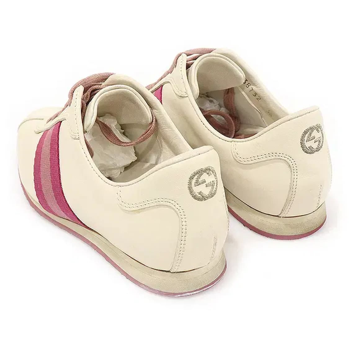 구찌 138732 베이지 로우탑 여성 스니커즈 36C CO29857GU 상품이미지4
