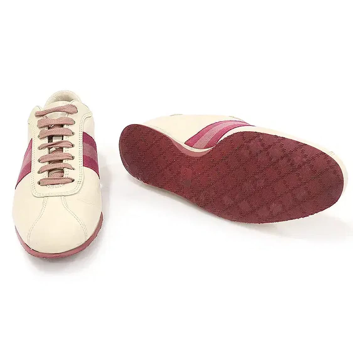 구찌 138732 베이지 로우탑 여성 스니커즈 36C CO29857GU 상품이미지5