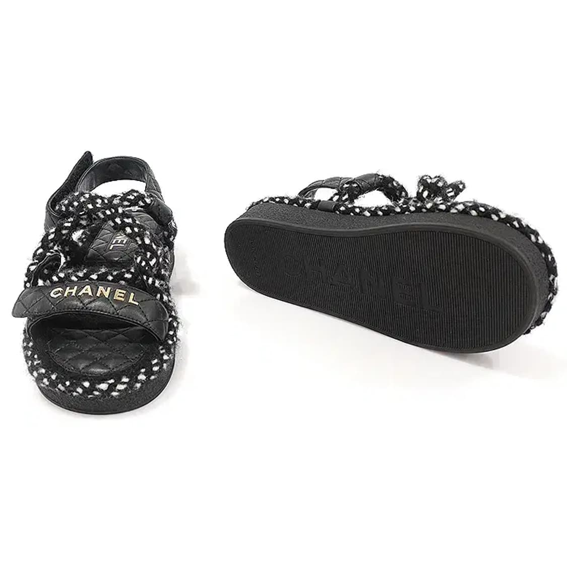 샤넬 G34602 로프 벨크로 스트랩 여성 샌들 CO58762CH 상품이미지5