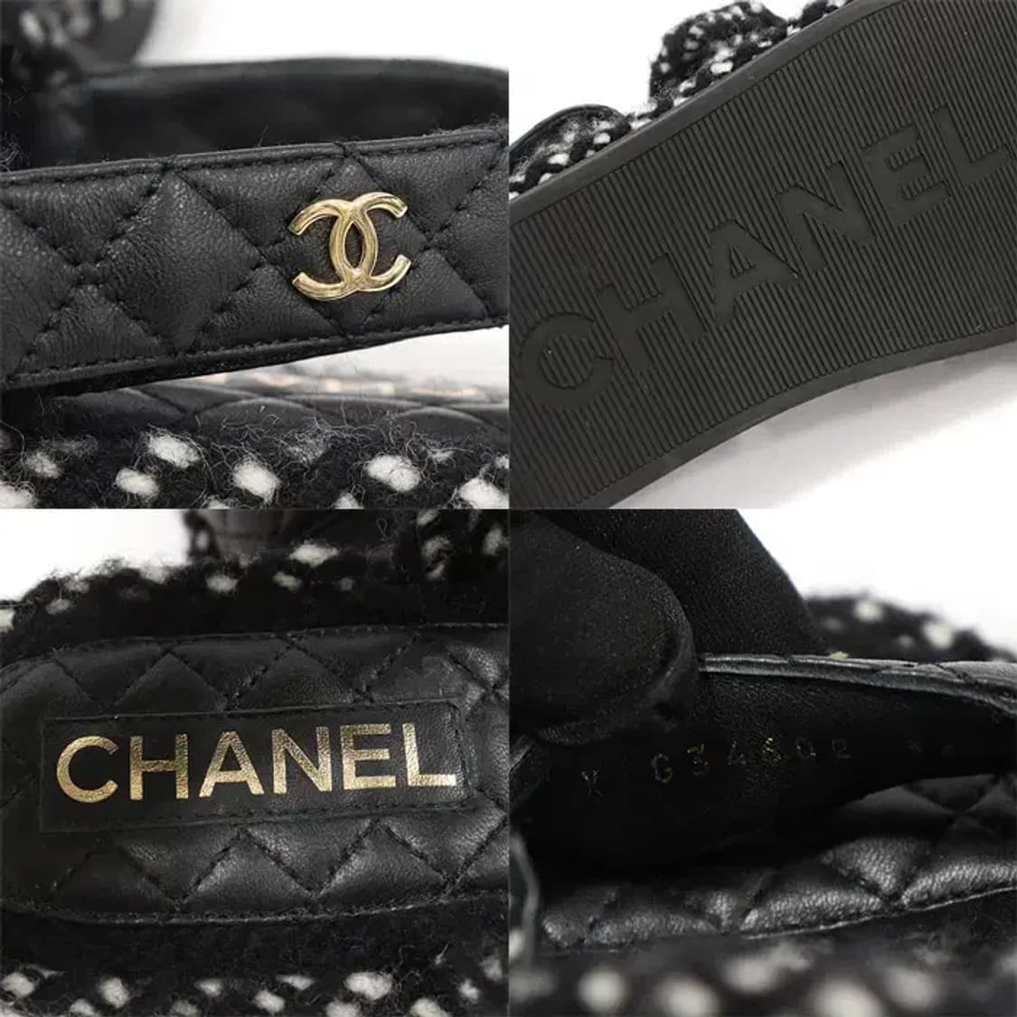 샤넬 G34602 로프 벨크로 스트랩 여성 샌들 CO58762CH 상품이미지7