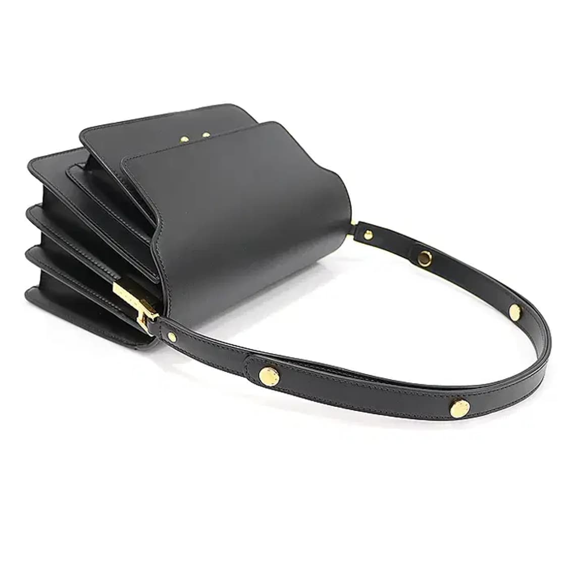 마르니 SBMPN09NO1 블랙 트렁크 미듐 숄더백 EP88686ETC 상품이미지4