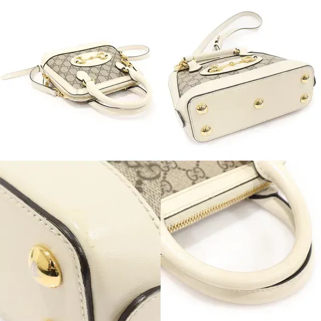 구찌 640716 홀스빗 1955 미니 탑 핸들백 EP61147GU 상품이미지5