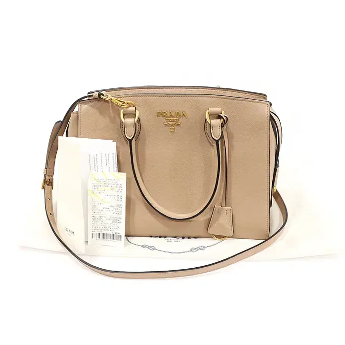 프라다 1BA163 그레이스 카프스킨 금장 레터링 EP16582PR 상품이미지2