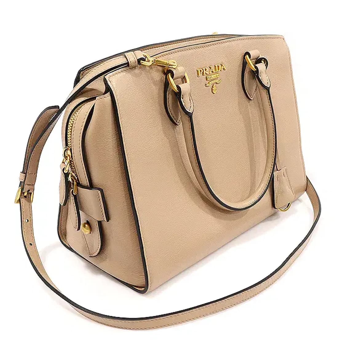 프라다 1BA163 그레이스 카프스킨 금장 레터링 EP16582PR 상품이미지3