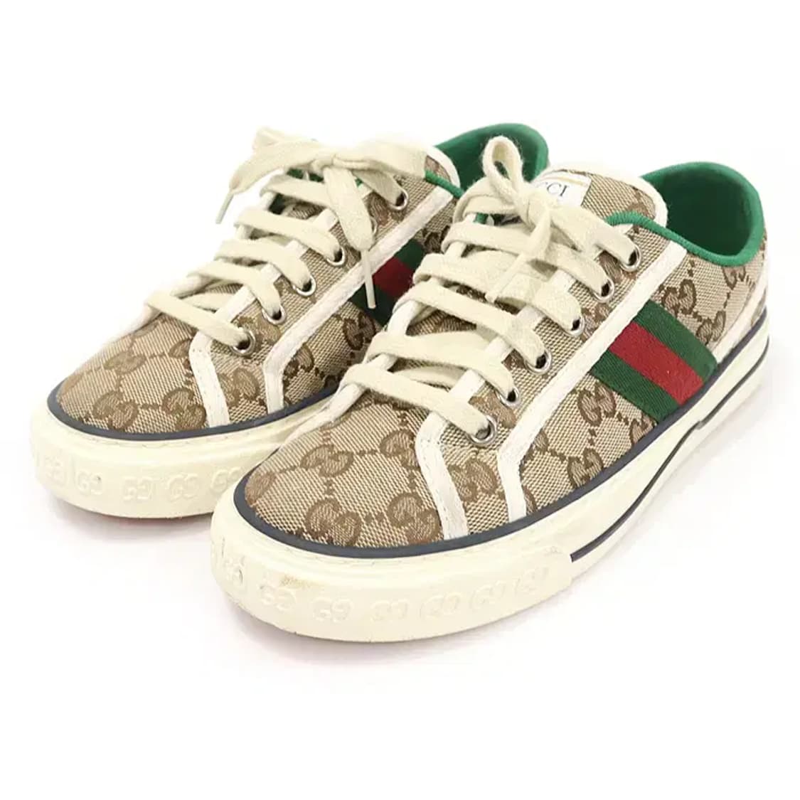구찌 606110 오리지널  GG 캔버스 여성 스니커즈 EP85501GU 상품이미지3